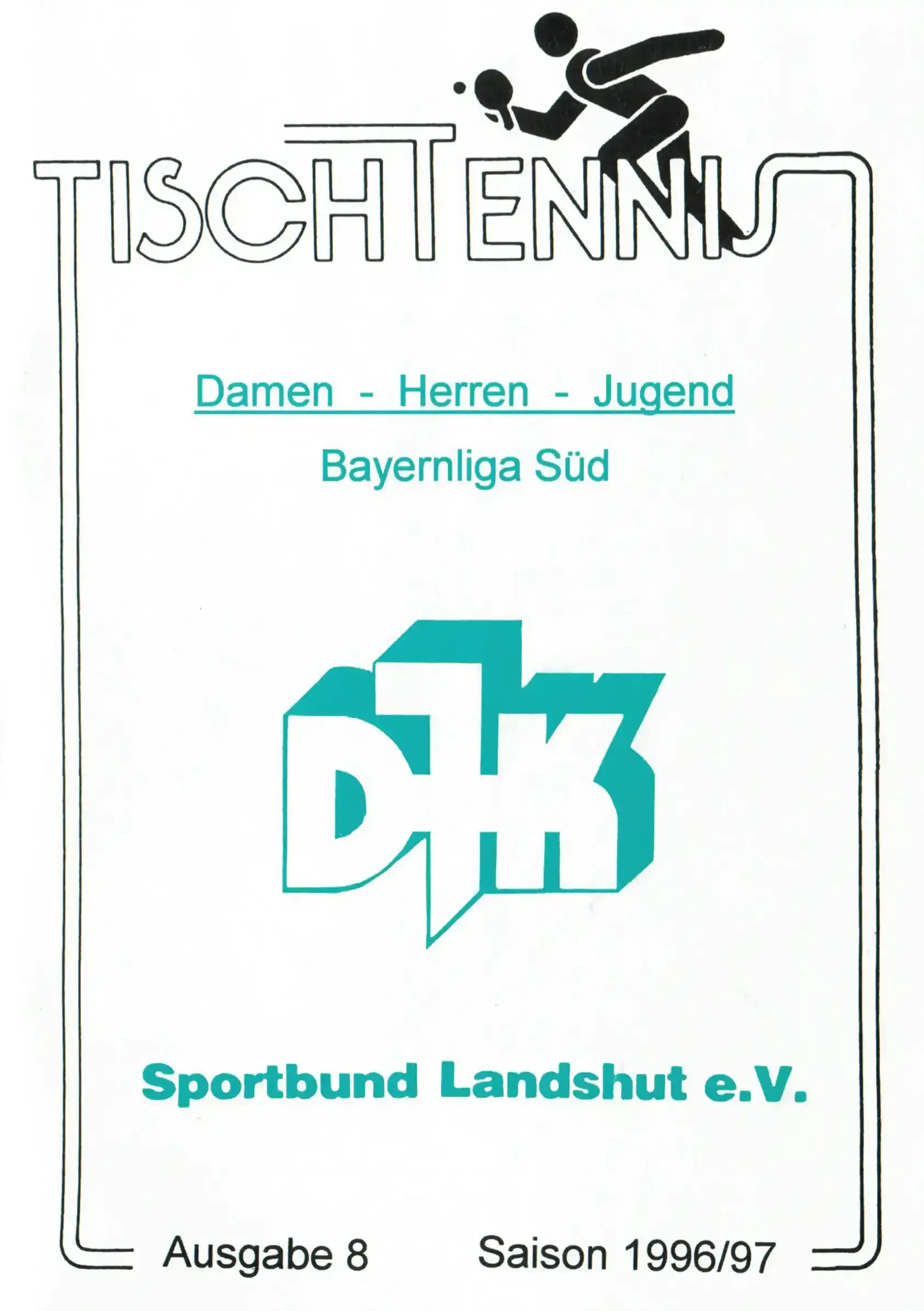 Programmheft der DJK vom Jahr 1996