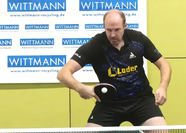 Bild von David Carstens der bei beiden Einzeln ungeschlagen blieb