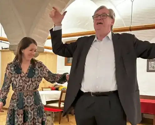 Bild vom Neujahres Empfang im Cafe Isartürl 2025