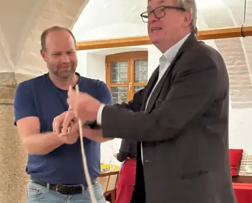 Bild vom Neujahres Empfang im Cafe Isartürl 2025