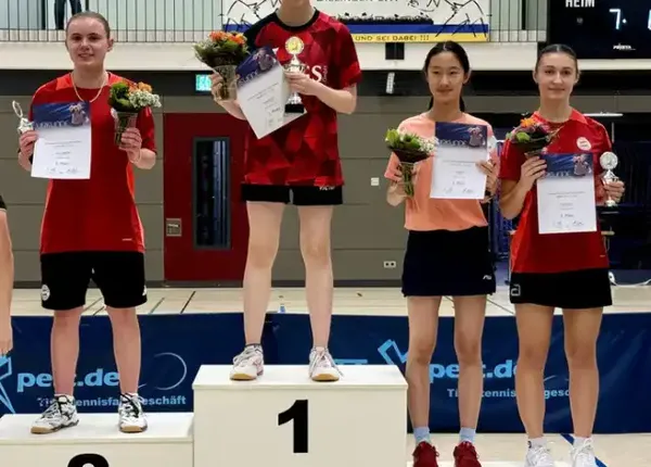 Bild von den ersten 3 plätzen auf dem Podium der bayerischen Meister in der Altersklasse U19